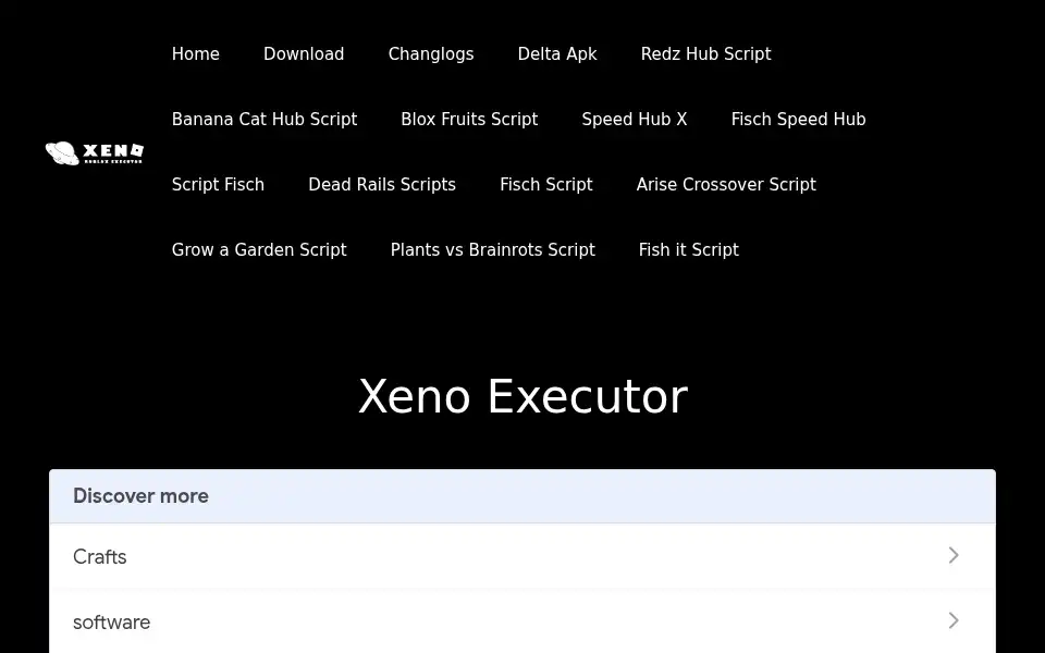 Screenshot of xeno-executor.com