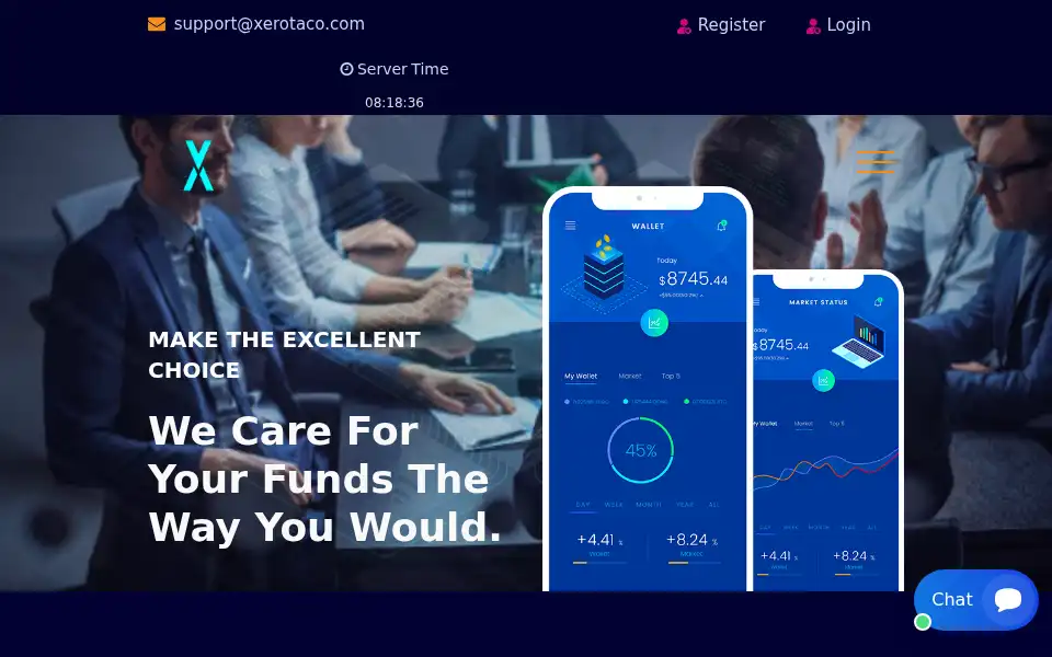 Screenshot of xerotaco.com
