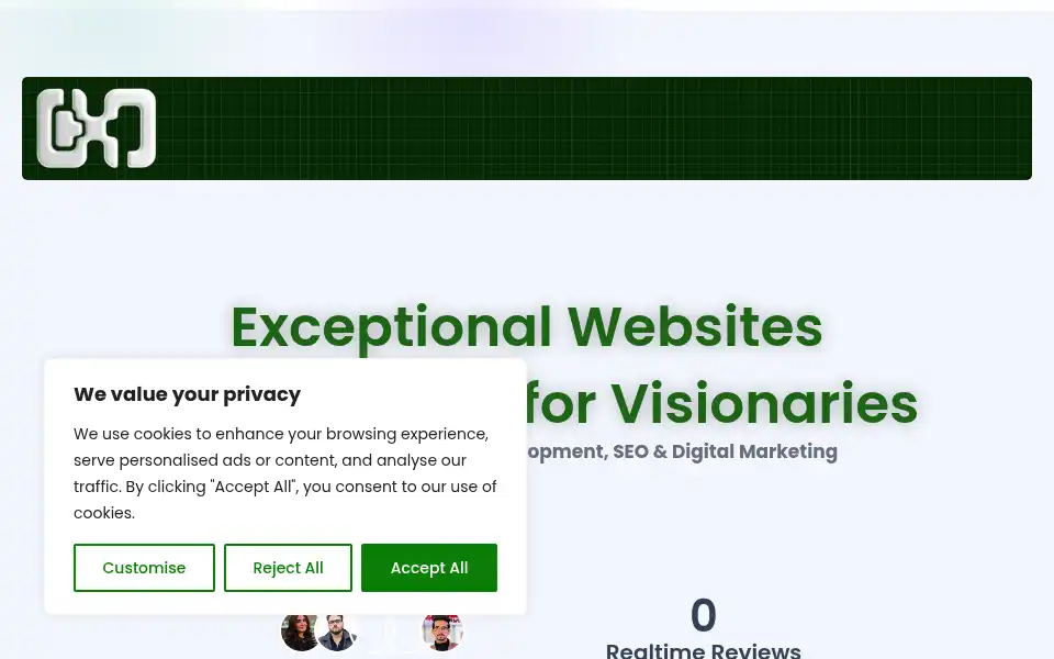 Screenshot of xfoundlinkstech.com