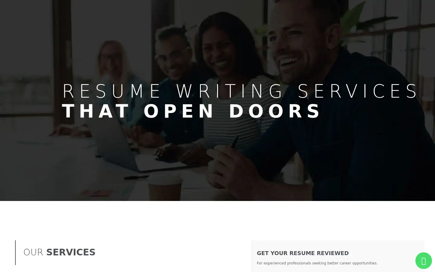 Screenshot of xfresume.com