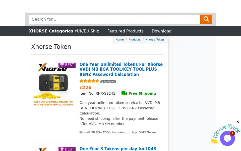 Screenshot of xhorse.co.uk