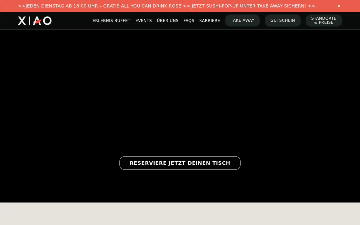 Screenshot of xiao-restaurant.de