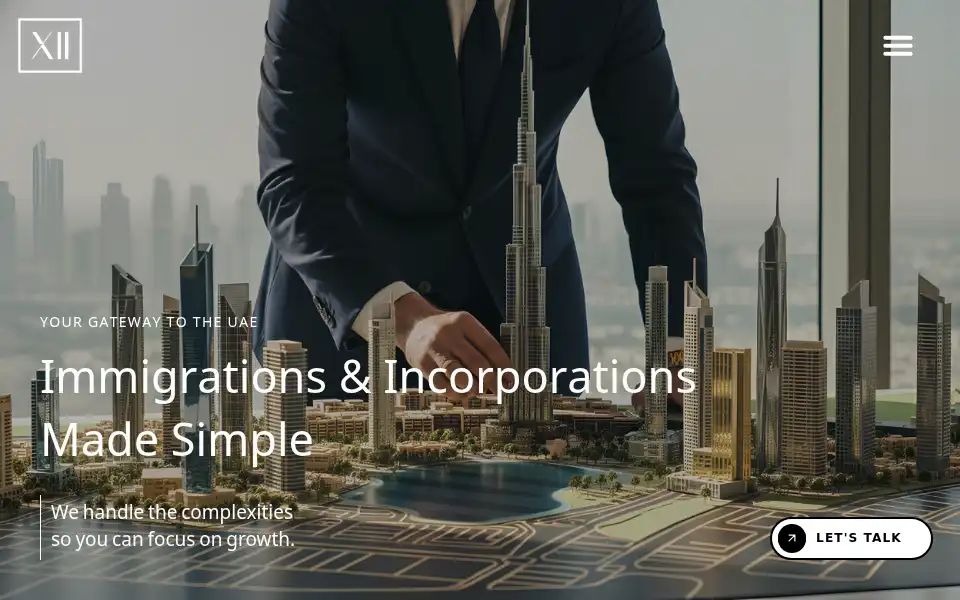 Screenshot of xii.ae