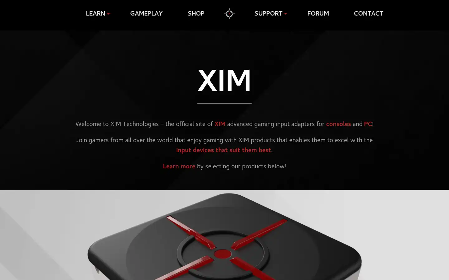 Screenshot of xim.tech