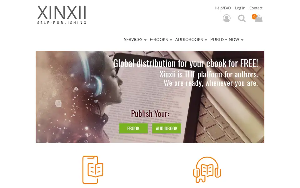 Screenshot of xinxii.com