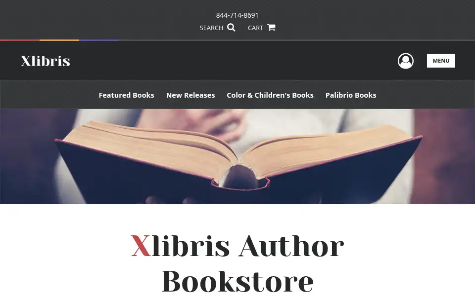 Screenshot of xlibris.com