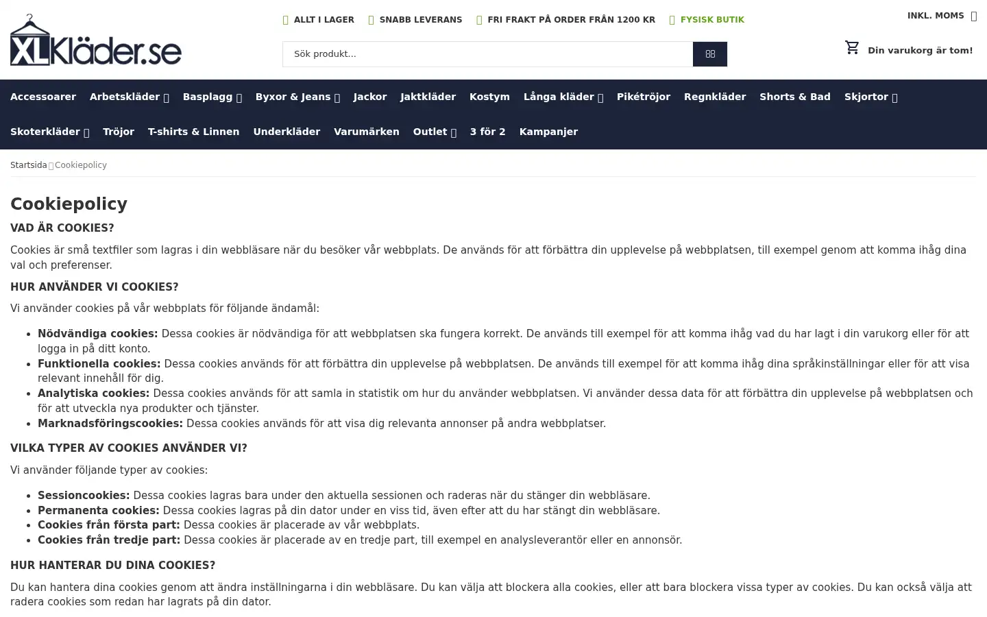 Screenshot of xlklader.se