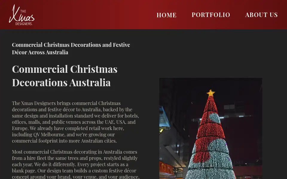 Screenshot of xmasdeco.nl