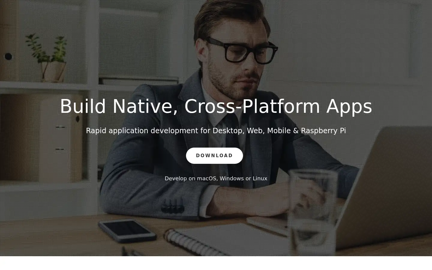 Screenshot of xojo.com