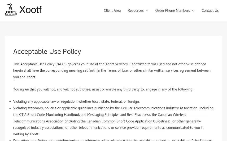 Screenshot of xootf.com