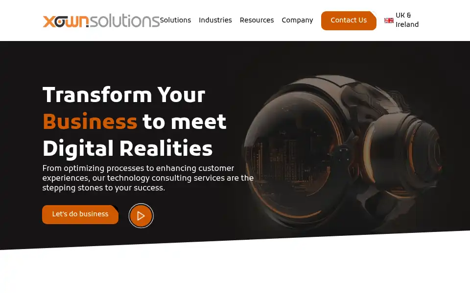 Screenshot of xownsolutions.co.uk