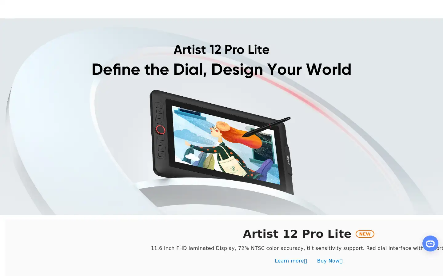 Screenshot of xp-pen.com