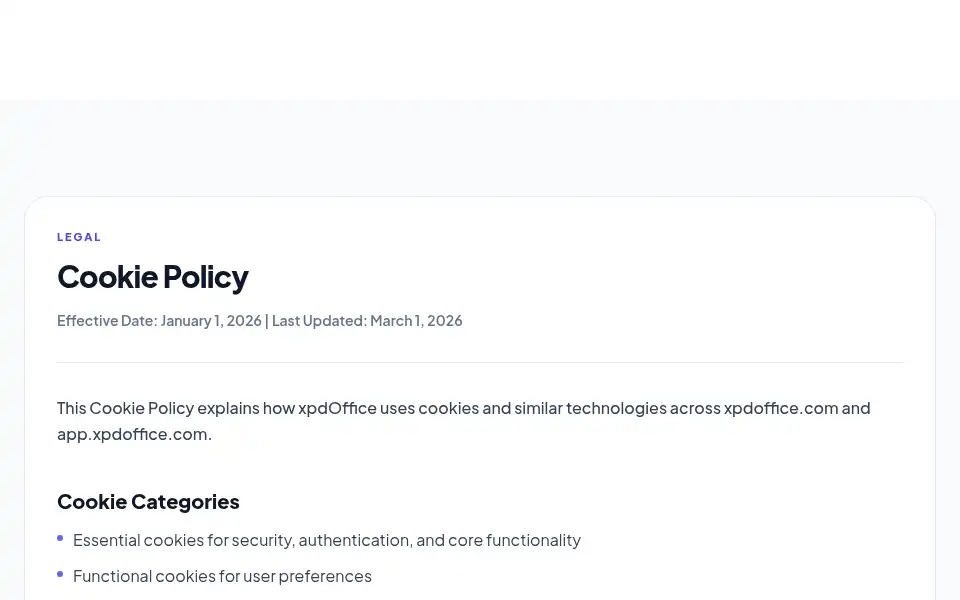Screenshot of xpdoffice.com