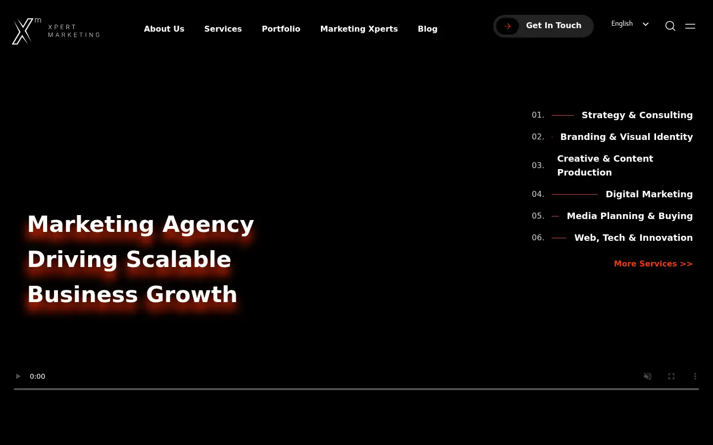 Screenshot of xpertmarketing.pro