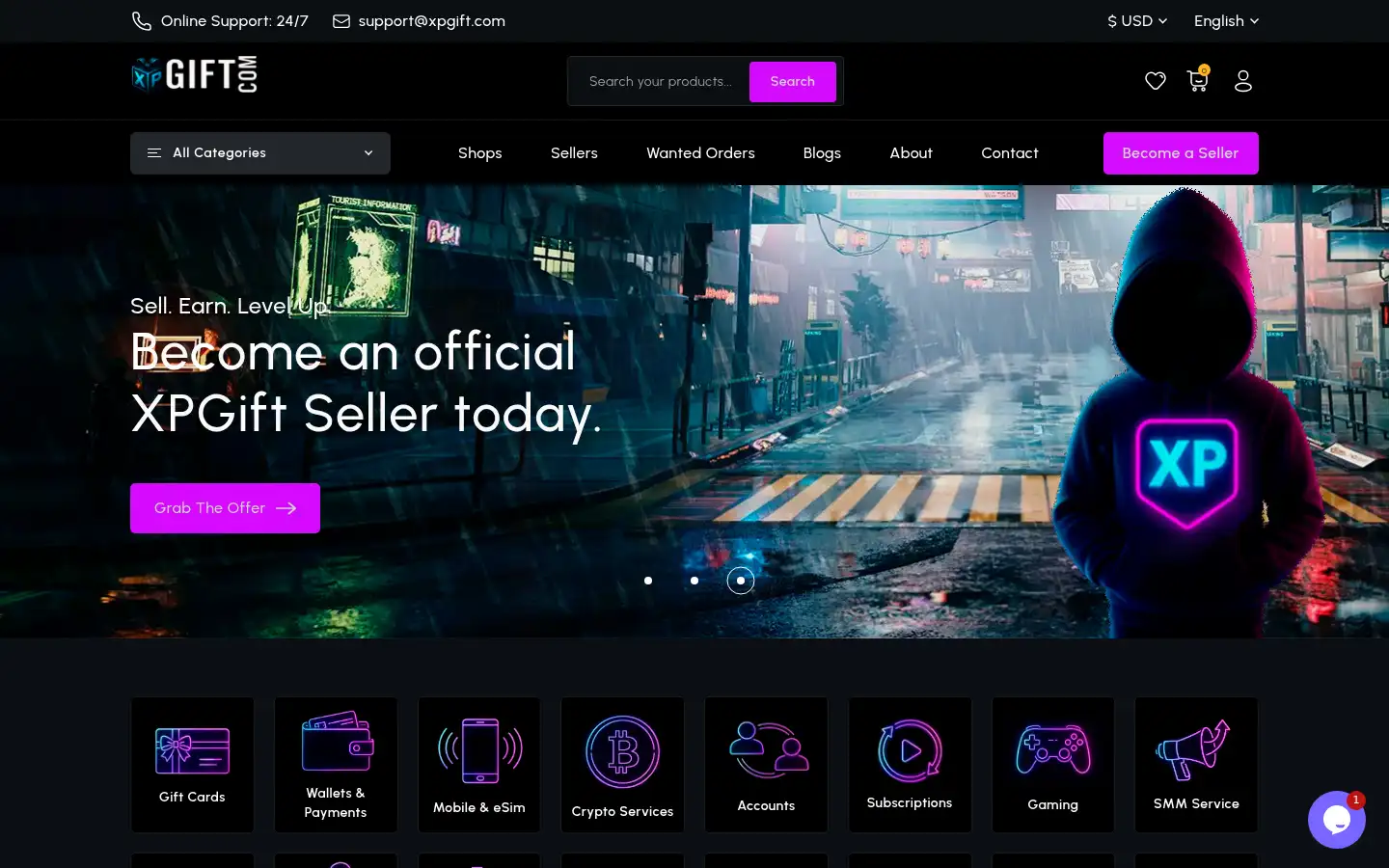 Screenshot of xpgift.com
