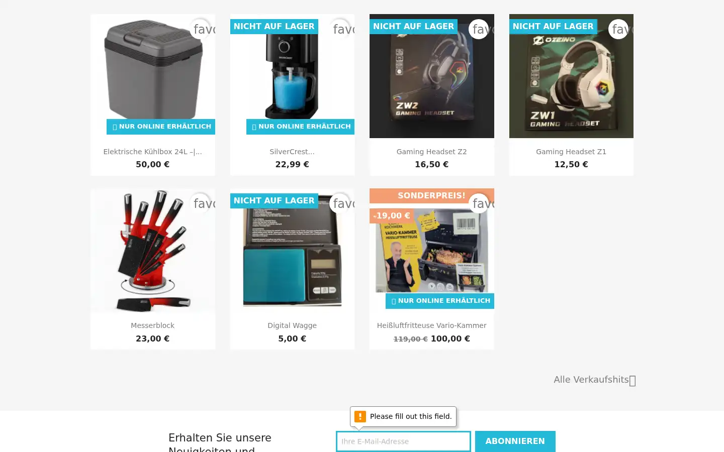 Screenshot of xphandel.de