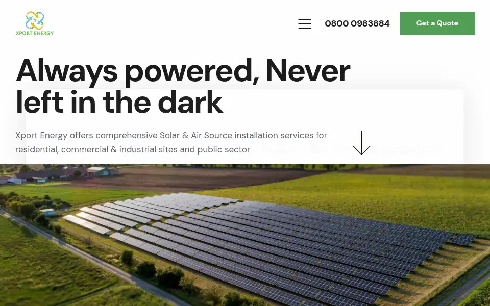 Screenshot of xportenergy.com