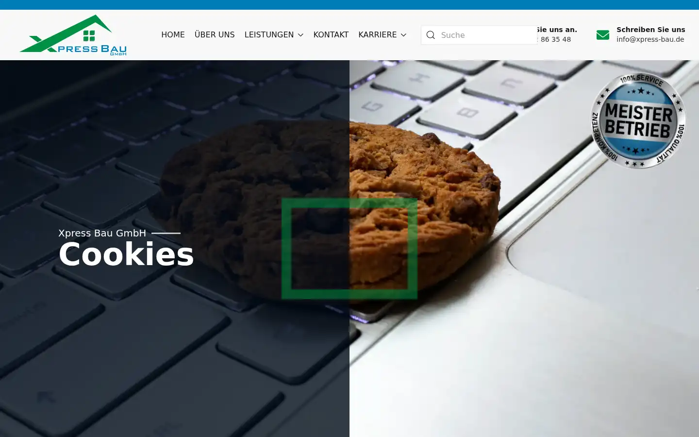 Screenshot of xpress-bau.de