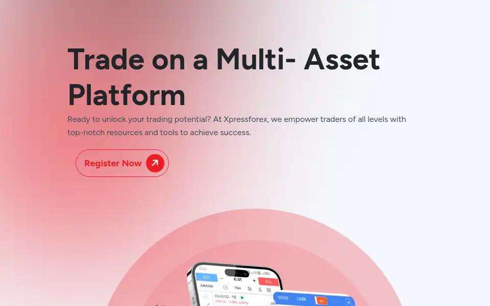 Screenshot of xpressforex.com