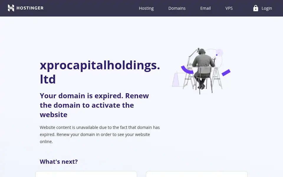 Screenshot of xprocapitalholdings.ltd