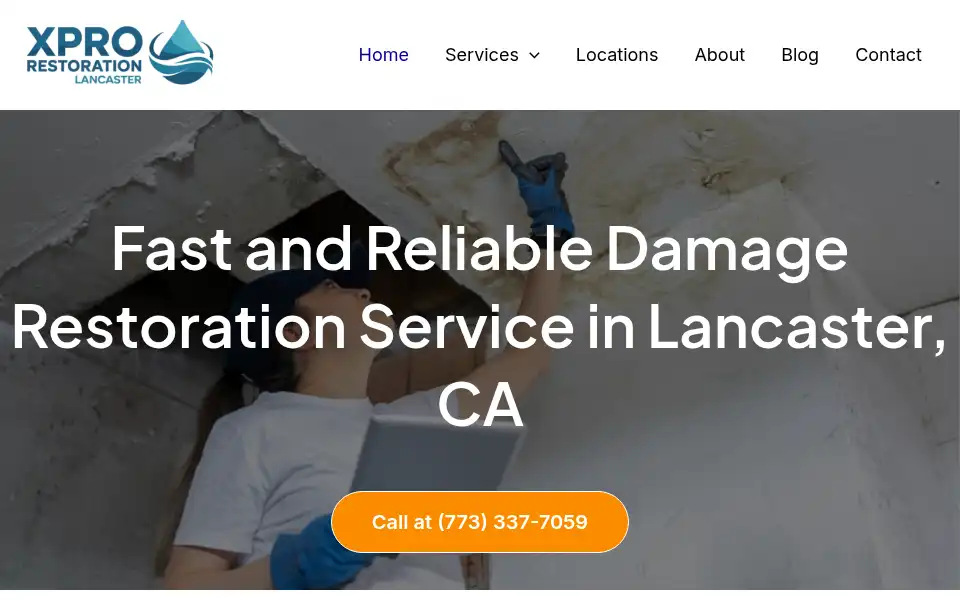 Screenshot of xprorestorationlancaster.com