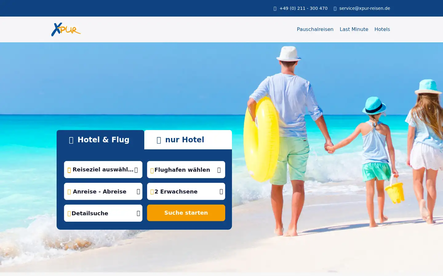 Screenshot of xpur-reisen.de