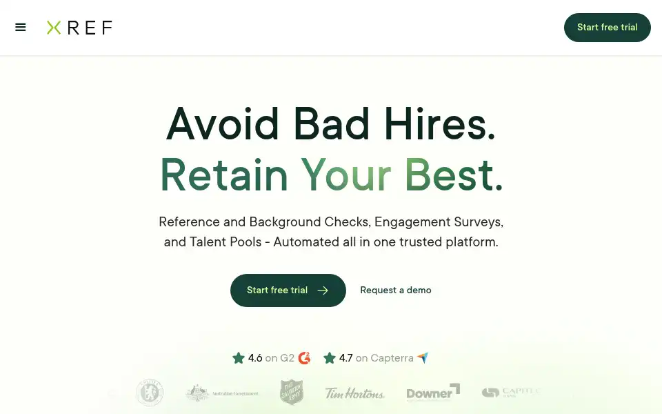 Screenshot of xref.com
