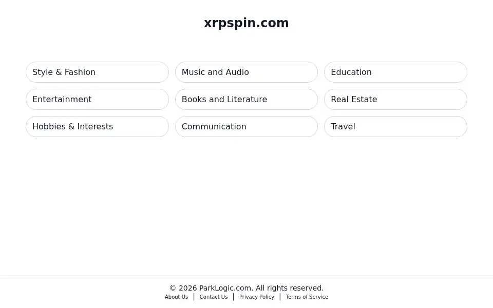 Screenshot of xrpspin.com