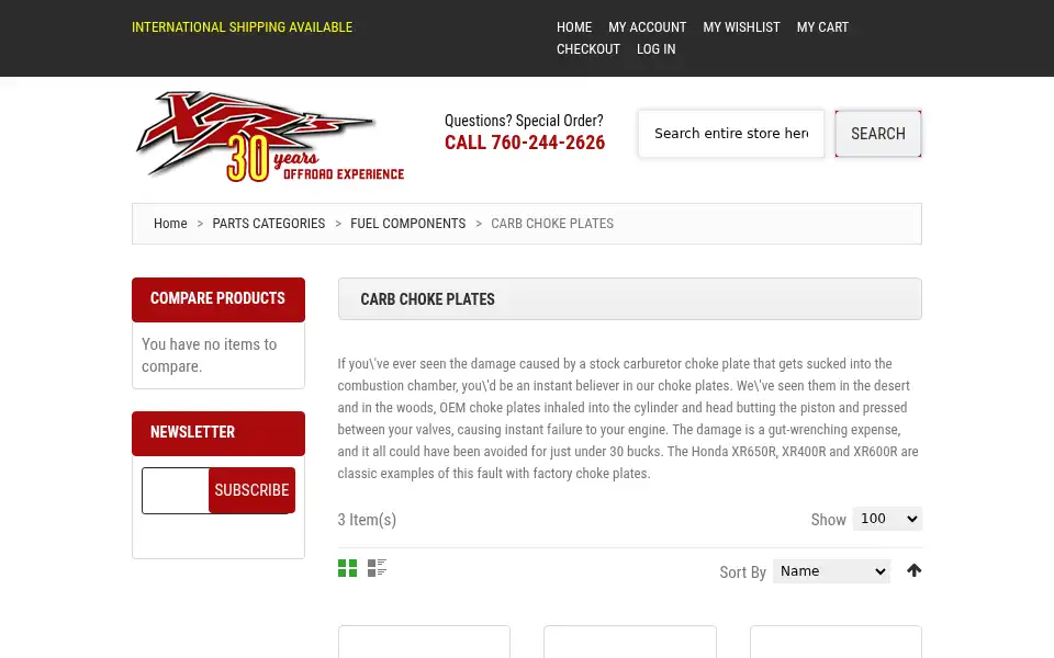 Screenshot of xrsonly.com