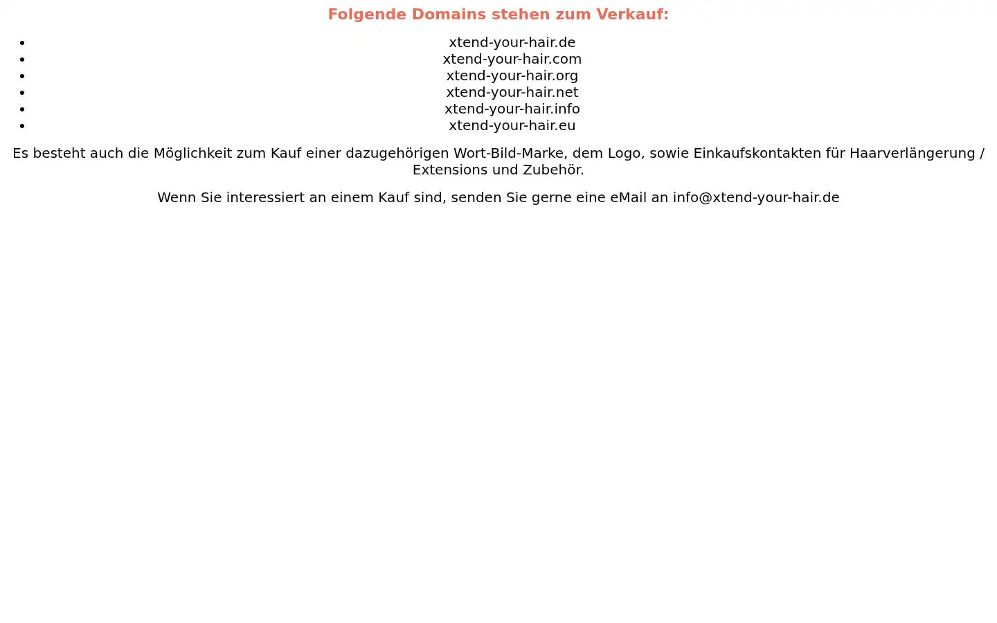 Screenshot of xtend-your-hair.de