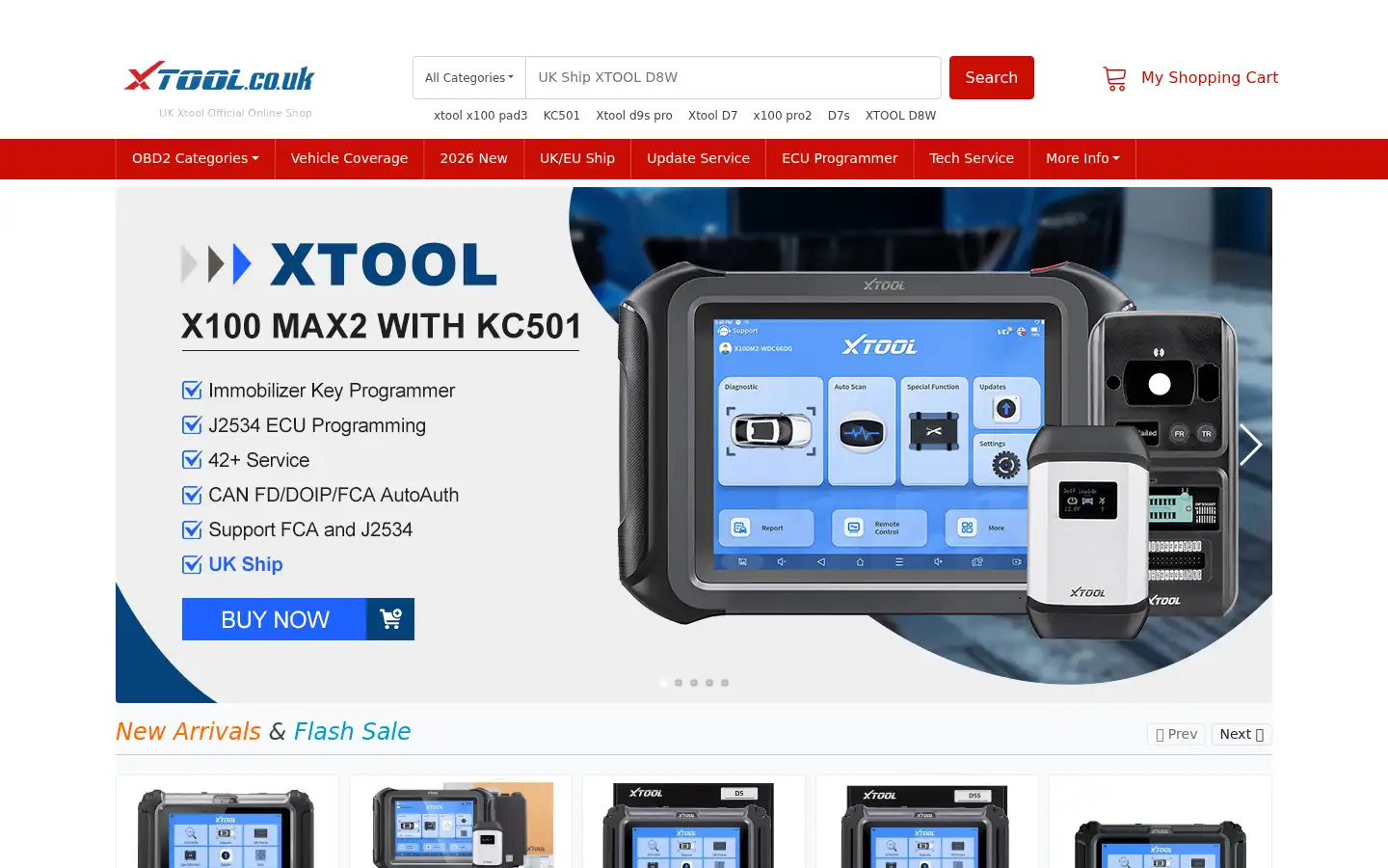 Screenshot of xtool.co.uk