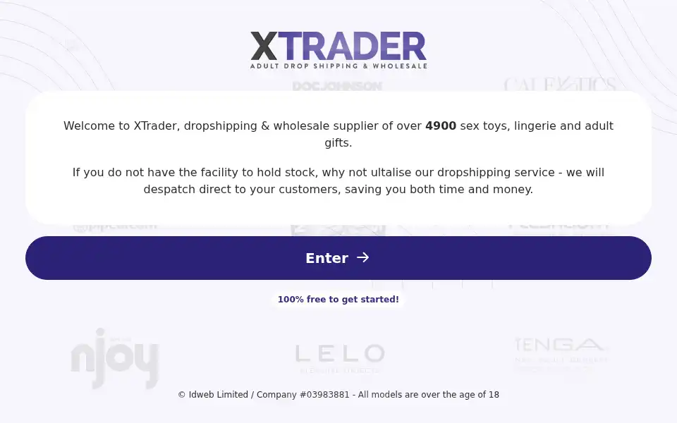 Screenshot of xtrader.co.uk