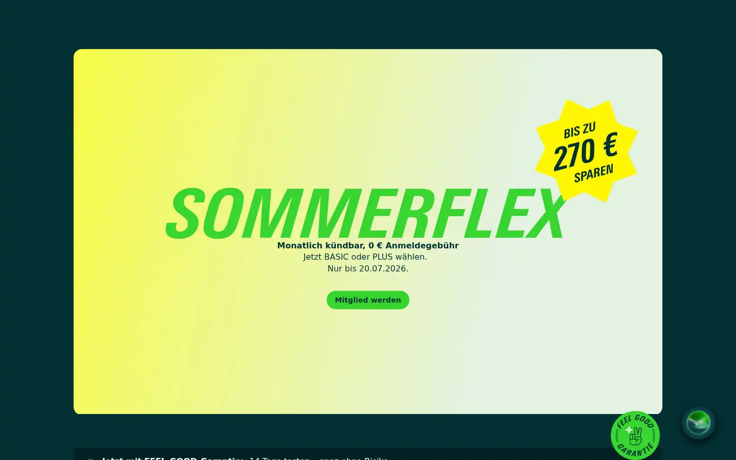 Screenshot of xtrafit.de
