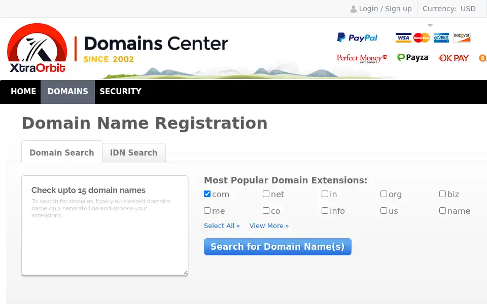 Screenshot of xtraorbit.com