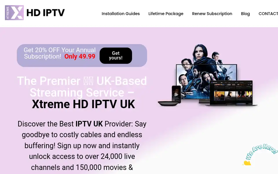Screenshot of xtremehd-uk.uk