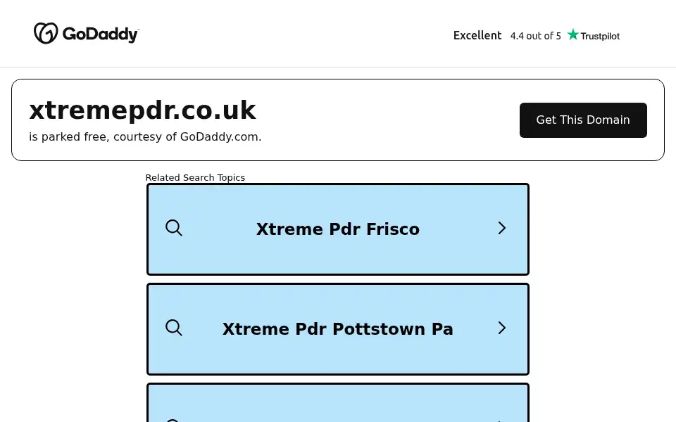 Screenshot of xtremepdr.co.uk