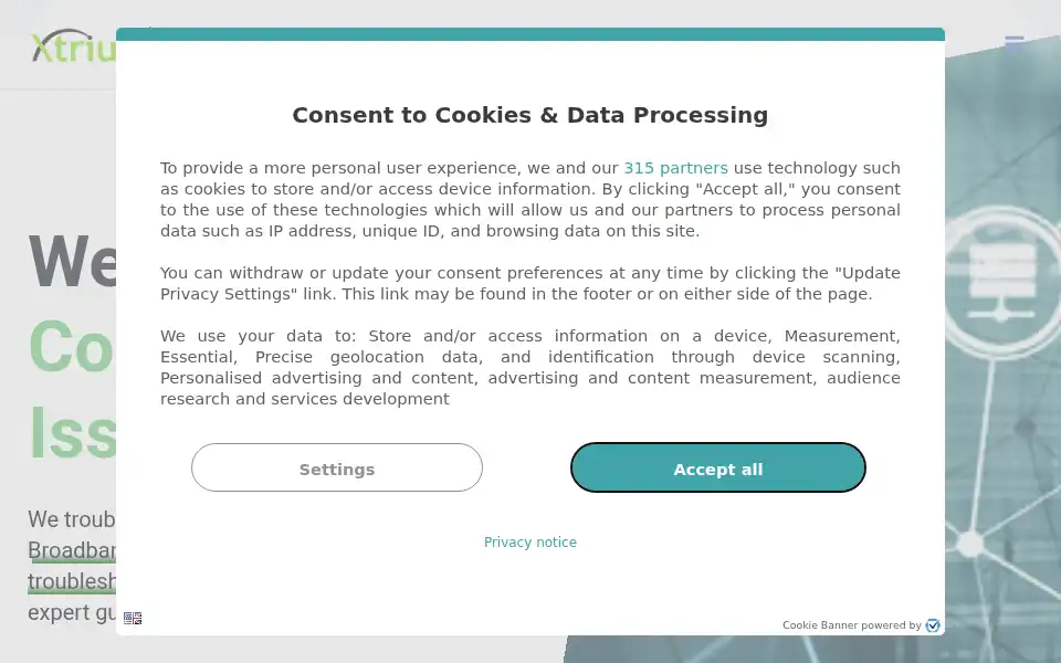 Screenshot of xtrium.com