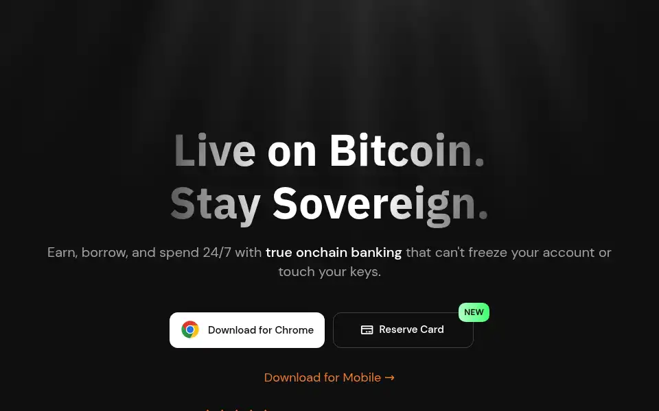 Screenshot of xverse.app