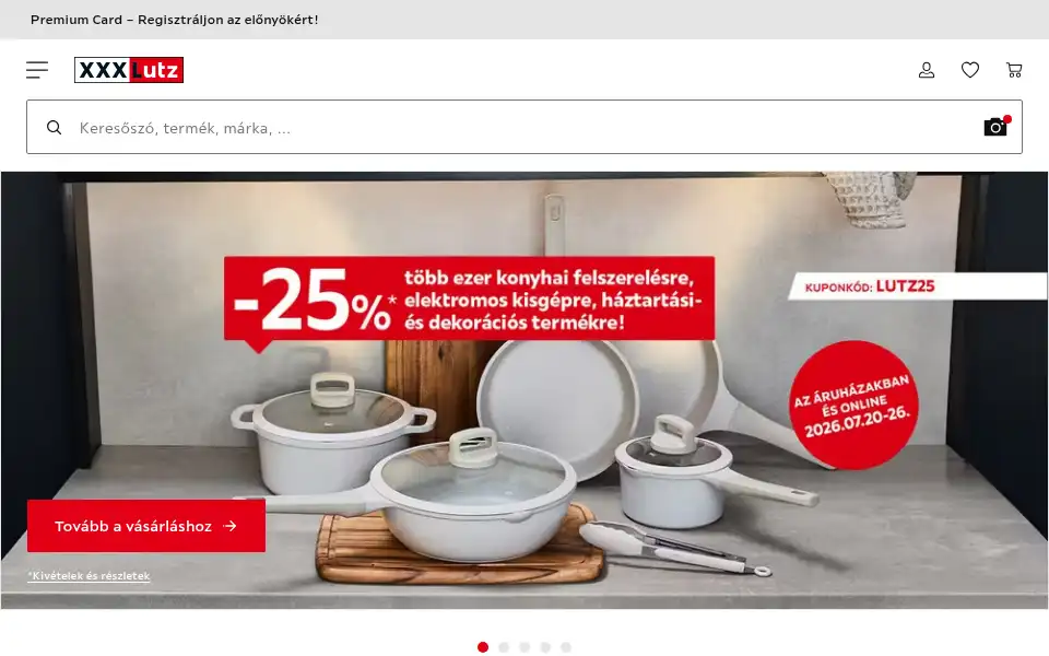 Screenshot of xxxlutz.hu