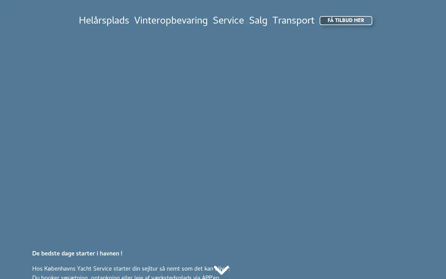 Screenshot of yachtgarage.dk