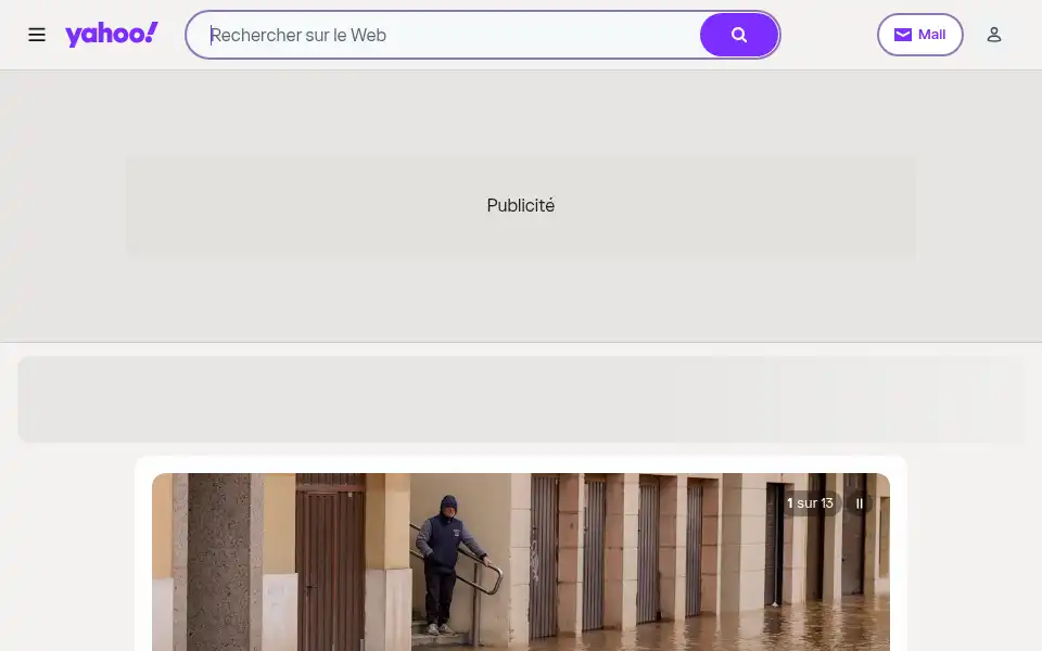 Screenshot of yahoo.eu