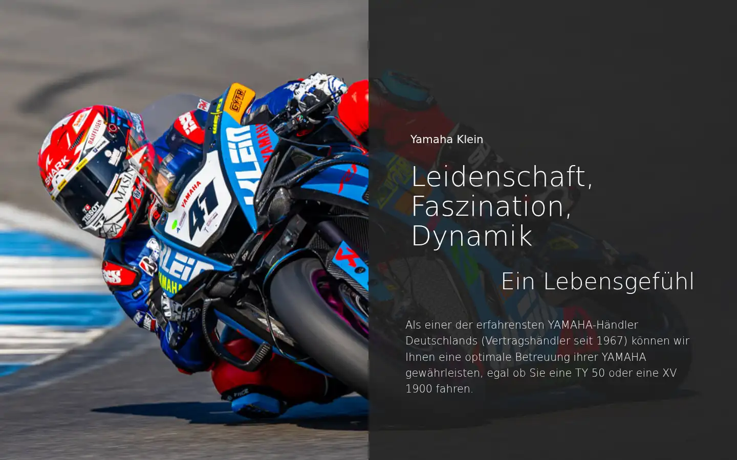Screenshot of yamaha-klein.de