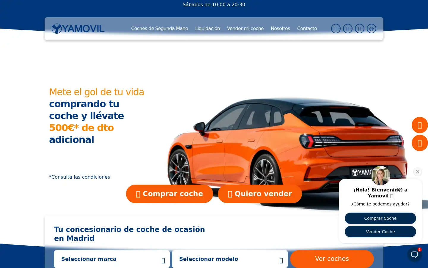 Screenshot of yamovil.es