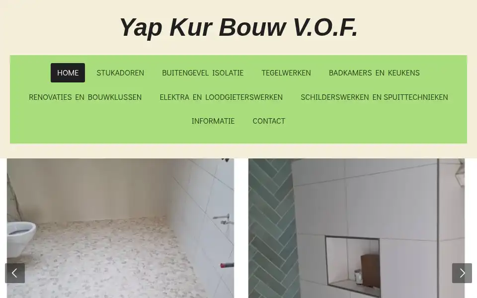 Screenshot of yapkurbouwvo.com