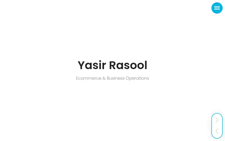 Screenshot of yasir.dk