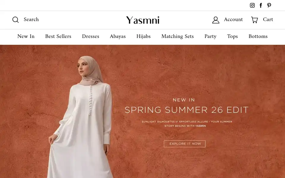 Screenshot of yasmni.com