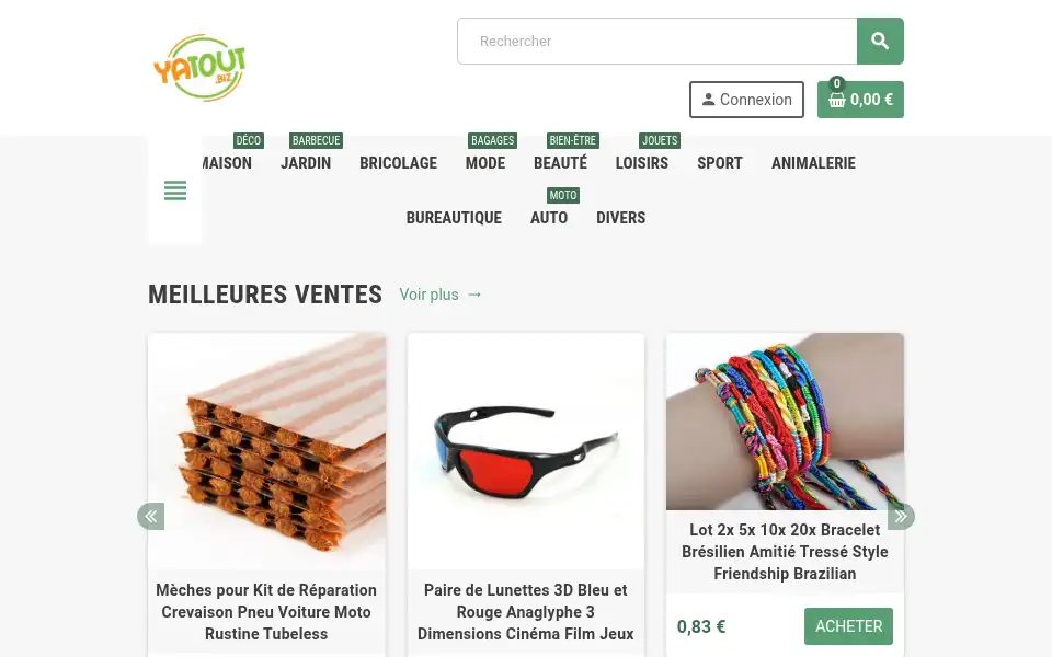 Screenshot of yatout.biz