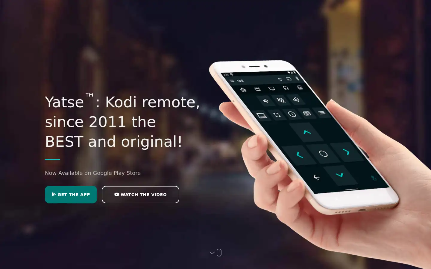 Screenshot of yatse.tv