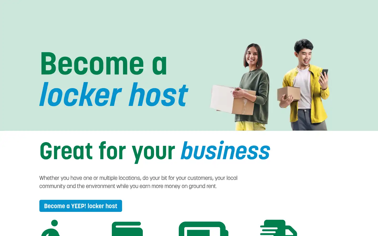 Screenshot of yeeplockers.com