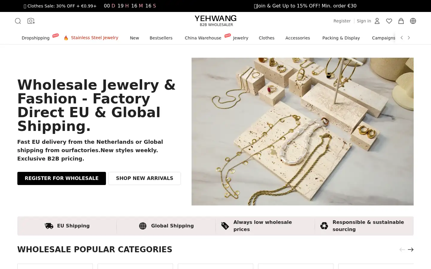 Screenshot of yehwang.com